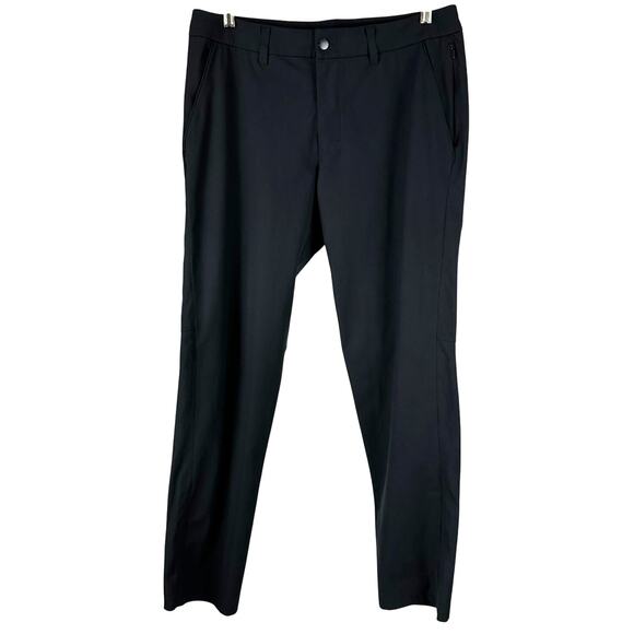 Lululemon Commission Pant Relaxed Black Men's Size 32 x 31 Excellent Condition - Picture 4 of 10